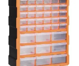 vidaXL Organizator cu 39 de sertare, 38 x 16 x 47 cm