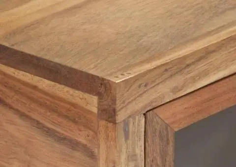 Masă consolă, 90x35x76 cm, lemn masiv de acacia - 5/5