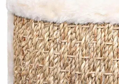 Coș rotund pentru pisici, 36 cm, iarbă de mare - 5/5