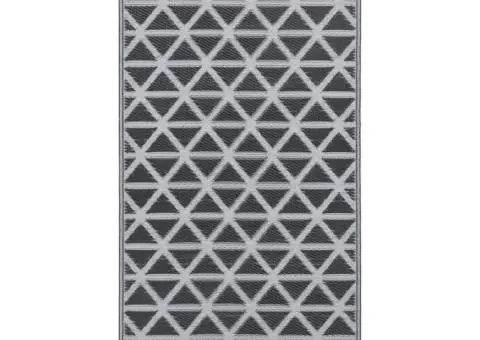 Covor de exterior, ARAKIL negru, 120x180 cm, PP - 2/5