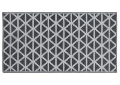 Covor de exterior, ARAKIL negru, 120x180 cm, PP - 3/5