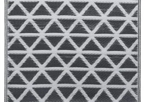 Covor de exterior, ARAKIL negru, 120x180 cm, PP - 5/5