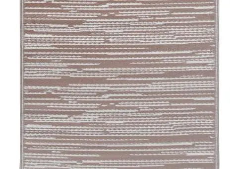 Covor de exterior, ARAKIL maro, 190x290 cm, PP - 4/5