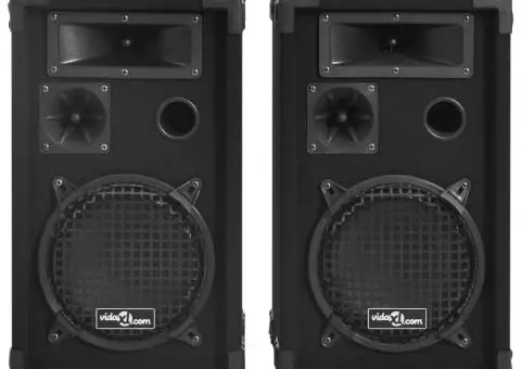 Boxe Hifi pasive de scenă profesionale, 2 buc., negru, 800 W - 3/5