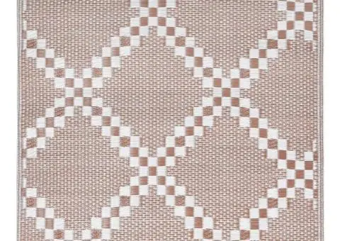 Covor de exterior, ARAKIL maro, 160 x 230 cm, PP - 4/5