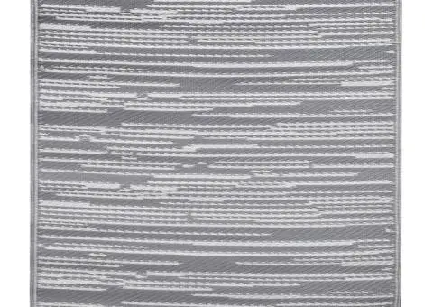 Covor de exterior, ARAKIL gri, 80x150 cm, PP - 4/5