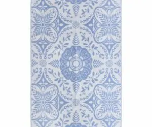 vidaXL Covor de exterior, ARAKIL bleu, 190x290 cm, PP