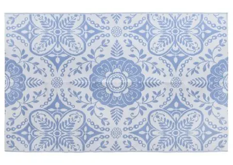 Covor de exterior, ARAKIL bleu, 190x290 cm, PP - 2/5