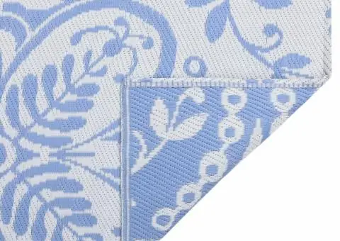 Covor de exterior, ARAKIL bleu, 190x290 cm, PP - 3/5