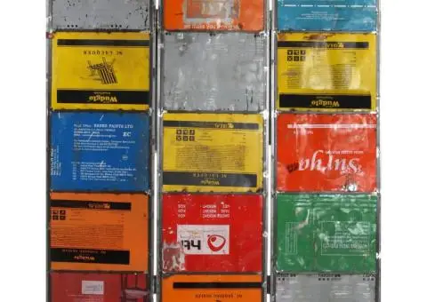 Separator de cameră, multicolor, 45x17x167 cm, fier - 2/5