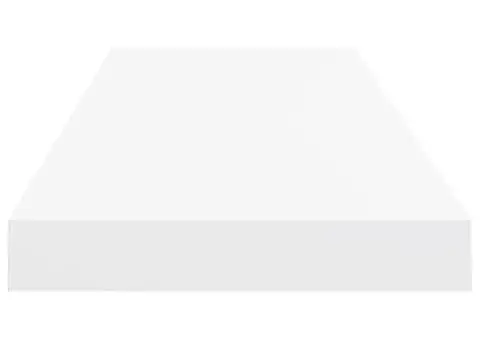 Raft de perete suspendat, alb, 80x23,5x3,8 cm, MDF - 5/5