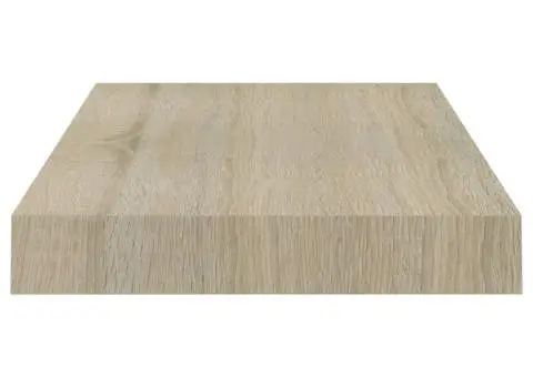 Raft de perete suspendat, stejar, 40x23x3,8 cm, MDF - 5/5