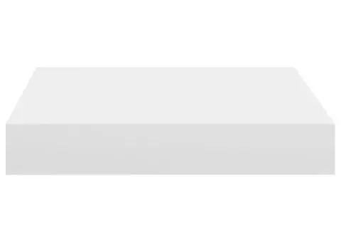 Raft de perete suspendat, alb, 23x23,5x3,8 cm, MDF - 5/5