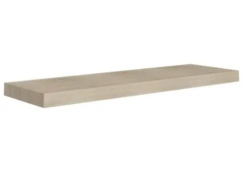 Raft de perete suspendat, stejar, 80x23,5x3,8 cm, MDF - 2/5