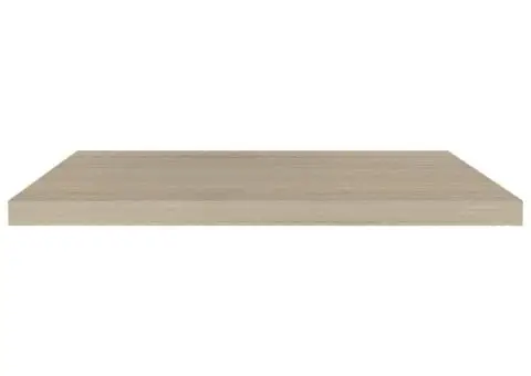 Raft de perete suspendat, stejar, 80x23,5x3,8 cm, MDF - 4/5