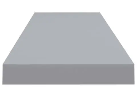 Rafturi de perete suspendate, 4 buc., gri, 90x23,5x3,8 cm, MDF - 5/5