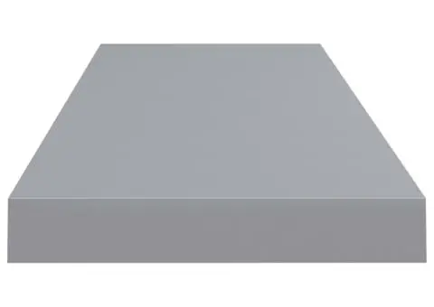 Raft de perete suspendat, gri, 80x23,5x3,8 cm, MDF - 5/5