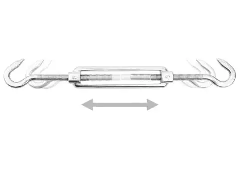 Set de accesorii parasolar, 9 piese, oțel inoxidabil - 2/5