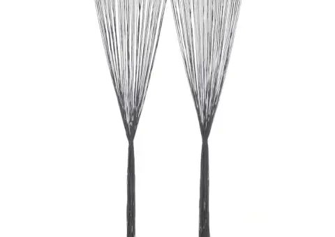 Perdea macrame, antracit, 140 x 240 cm, bumbac - 2/5