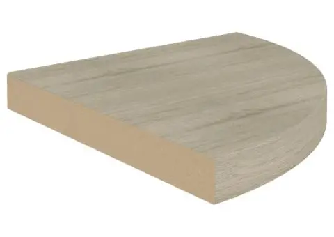 Rafturi colț de perete, 2 buc., stejar, 35x35x3,8 cm, MDF - 4/5