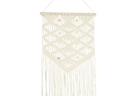 Cuier de perete Macrame, 40x80, bumbac - 2/5