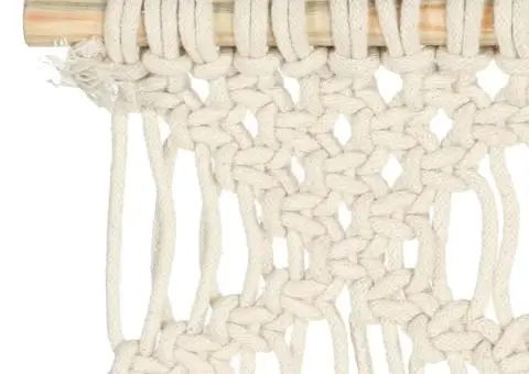 Cuier de perete Macrame, 40x80, bumbac - 4/5