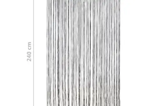 Perdea macrame, antracit, 140 x 240 cm, bumbac - 5/5