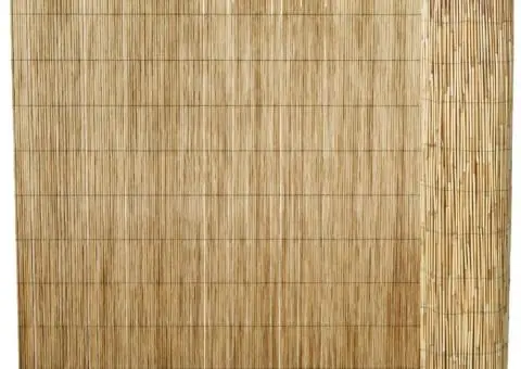 Gard de grădină din stuf, 100 x 1000 cm - 1/5