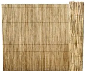 vidaXL Gard de grădină din stuf, 100 x 1000 cm