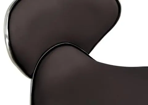 Scaun pentru salon spa, maro, piele ecologică - 5/5