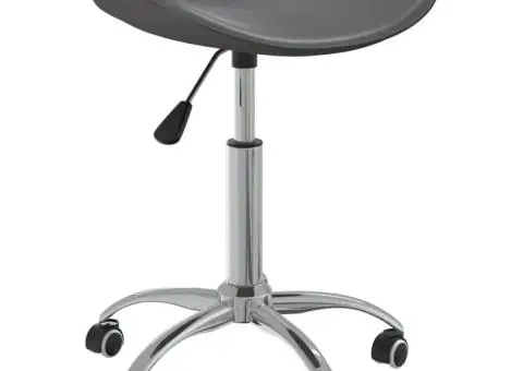 Scaun pentru salon spa, gri, piele ecologică - 1/5