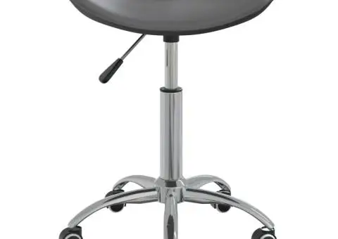 Scaun pentru salon spa, gri, piele ecologică - 2/5