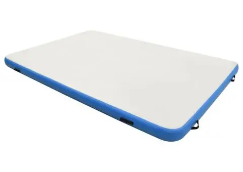 Punte plutitoare gonflabilă, albastru și alb, 200x150x15 cm - 2/5