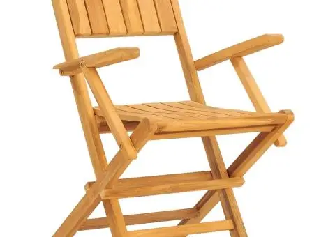 Set mobilier de grădină, 7 piese, lemn masiv de tec - 4/5