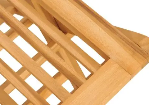 Set mobilier de grădină, 7 piese, lemn masiv de tec - 5/5