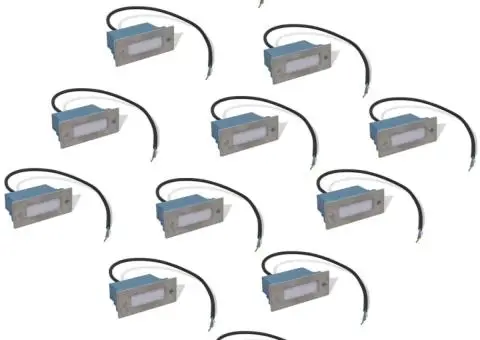 Corpuri de iluminat trepte cu LED 44 x 111 x 56 mm, 12 buc. - 2/5