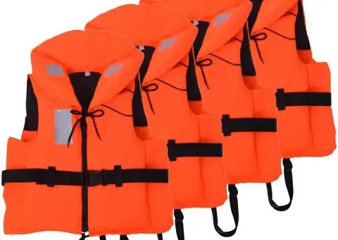 Veste de salvare, 4 buc., 100 N, 40-60 kg - 1/5