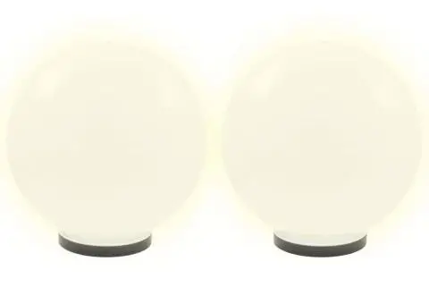 Lămpi glob cu LED, 4 buc., 40 cm, PMMA, sferic - 3/5