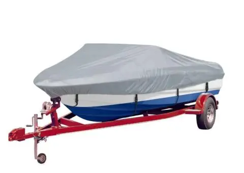 Huse de barcă, 2 buc., gri, lungime 519-580 cm, lățime 294 cm - 2/5