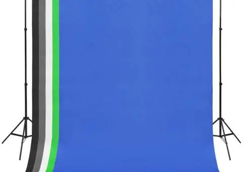 Kit studio foto cu fundaluri, lămpi și umbrele - 2/5