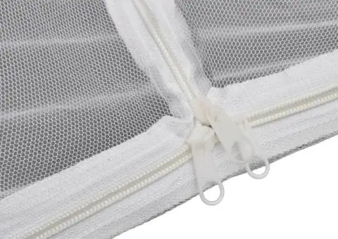 Cort camping, alb, 200x150x145 cm, fibră de sticlă - 5/5