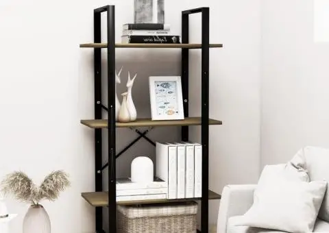 Raft de depozitare, 60x30x105 cm, lemn masiv de pin - 3/5