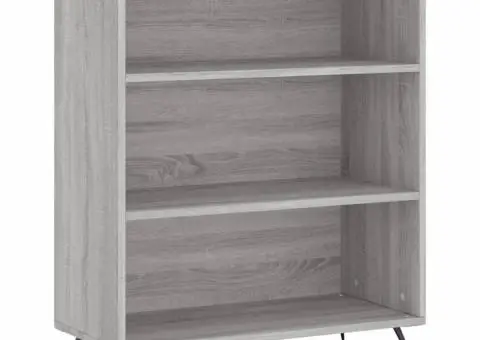 Dulap înalt, gri sonoma, 69,5x32,5x180 cm, lemn prelucrat - 4/5