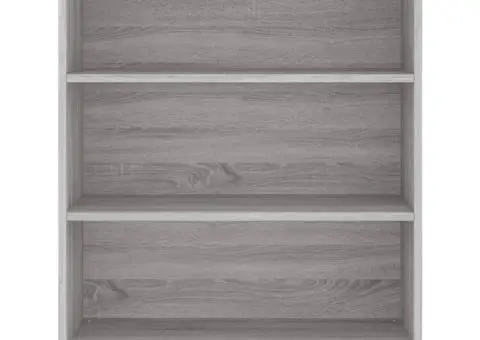 Dulap înalt, gri sonoma, 69,5x32,5x180 cm, lemn prelucrat - 5/5