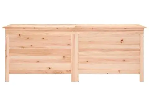 Ladă depozitare de grădină 150x50x56,5 cm lemn masiv de brad - 4/5