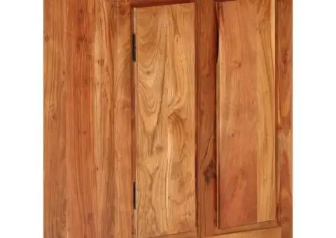 Dulap, 55x33x75 cm, lemn masiv de acacia - 1/5