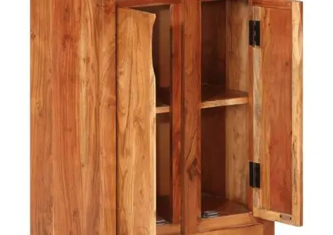 Dulap, 55x33x75 cm, lemn masiv de acacia - 2/5