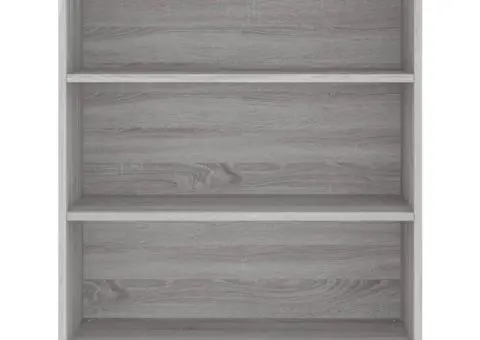 Dulap înalt, gri sonoma, 69,5x32,5x180 cm, lemn compozit - 5/5