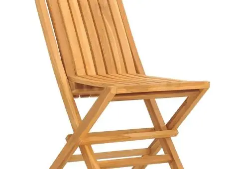 Set masă pentru grădină, lemn masiv de tec, 5 piese - 4/5