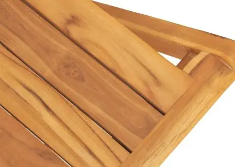 Set masă pentru grădină, lemn masiv de tec, 5 piese - 5/5